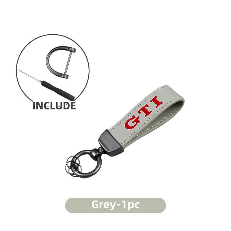 For Volkswagen VW Car Keychain Key Chain Fashion Ring Metal Badge Key Holder Scirocco Passat Polo B5 B6 B7 CC Tiguan Sharan RH5