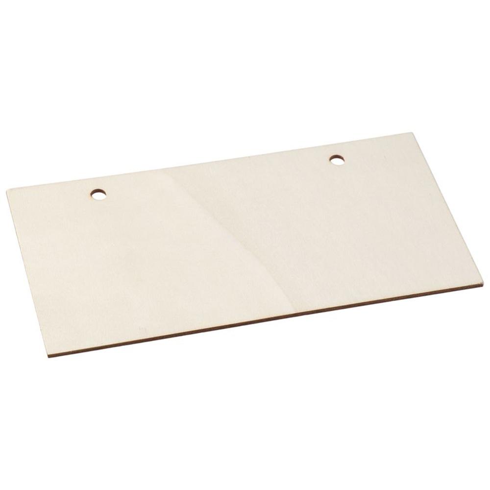 6Pcs 3.94x7.87 Inch Unfinished Wood Sign Wood with Rope Vintage DIY Craft Project Wood Sign  Door