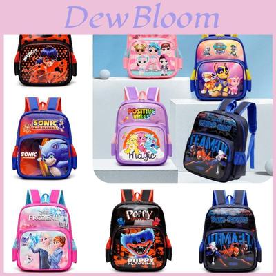 Mochila Infantil Nueva de Dibujos Animados Impermeable y Duradera Gran Capacidad Adecuada Para Niños de 3-8 Años Material de Nylon Tamaño de 14 Pulgadas Capacidad de 20-35l