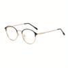 1 Pair of New Retro Metal Circular Eyeglass Frames for Men and Women's Fashion Glasses Day and Night Dual-use
