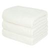 Reck Gekiochi-kun Microfiber Bath Towel Set 3 (White) Soft Texture Ultra-fine Fibers / High Absorbency Quick Drying Even When Wet
