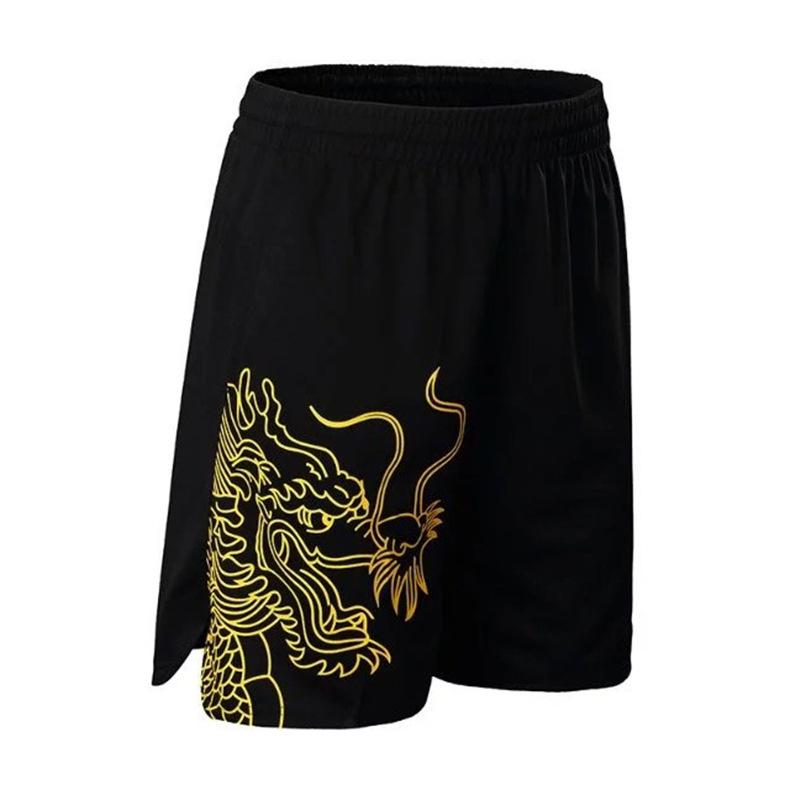 Unisex Schnelltrocknendes Drachenmuster Tischtennis-Uniformset - Sommer Kurzarm Sporttrikot für Training & Wettkampf