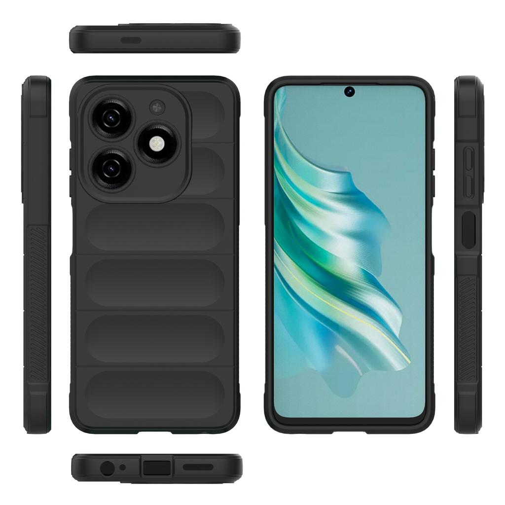 For TECNO Spark 20 Case Drop-Resistant TPU Phone Back Shell