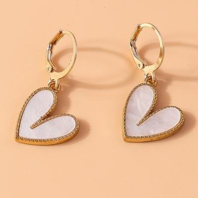 Cute Love Heart Dangle Earrings for Women Girls Drop Earrings Handmade Party Birthday Jewelry Gifts
