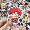 100Pcs Naruto Chibi Character Sticker Set, Cute Multi-Character Headshot Decals for Laptop, Skateboard & DIY Decor