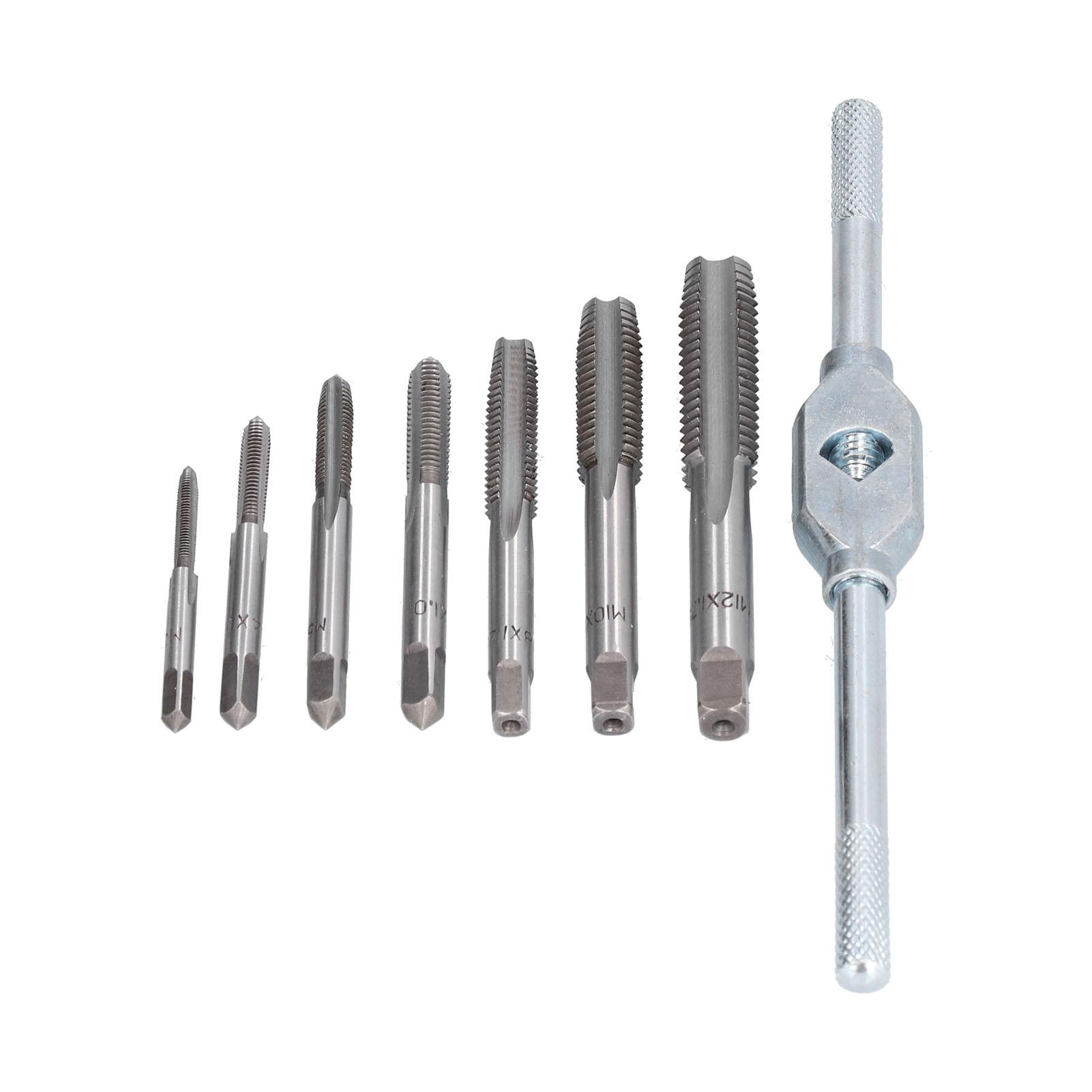 

Набор гаечных ключей для метчиков метрическая машинная ручная резьбовая пробка с регулируемой разверткой M3~M12