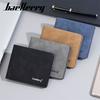 Baellerry Vintage Design Short Wallets for Men Fashion Tri-fold Card Holder Purse Money Bags