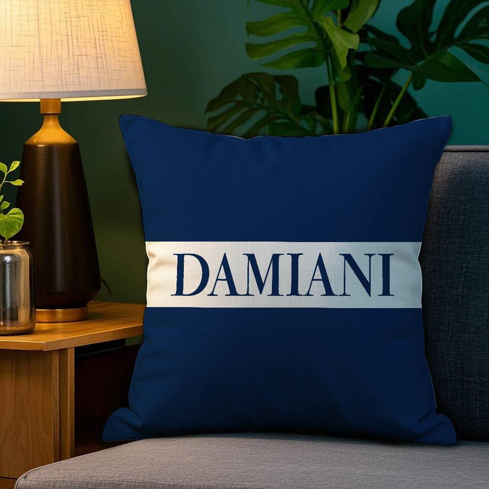 

Italian Gorgeous D-Damiani Pillow Case Plush Fabric Soft Double Sided Print Home Sofa High Quality Cushion Cover Throw 12x12Inch