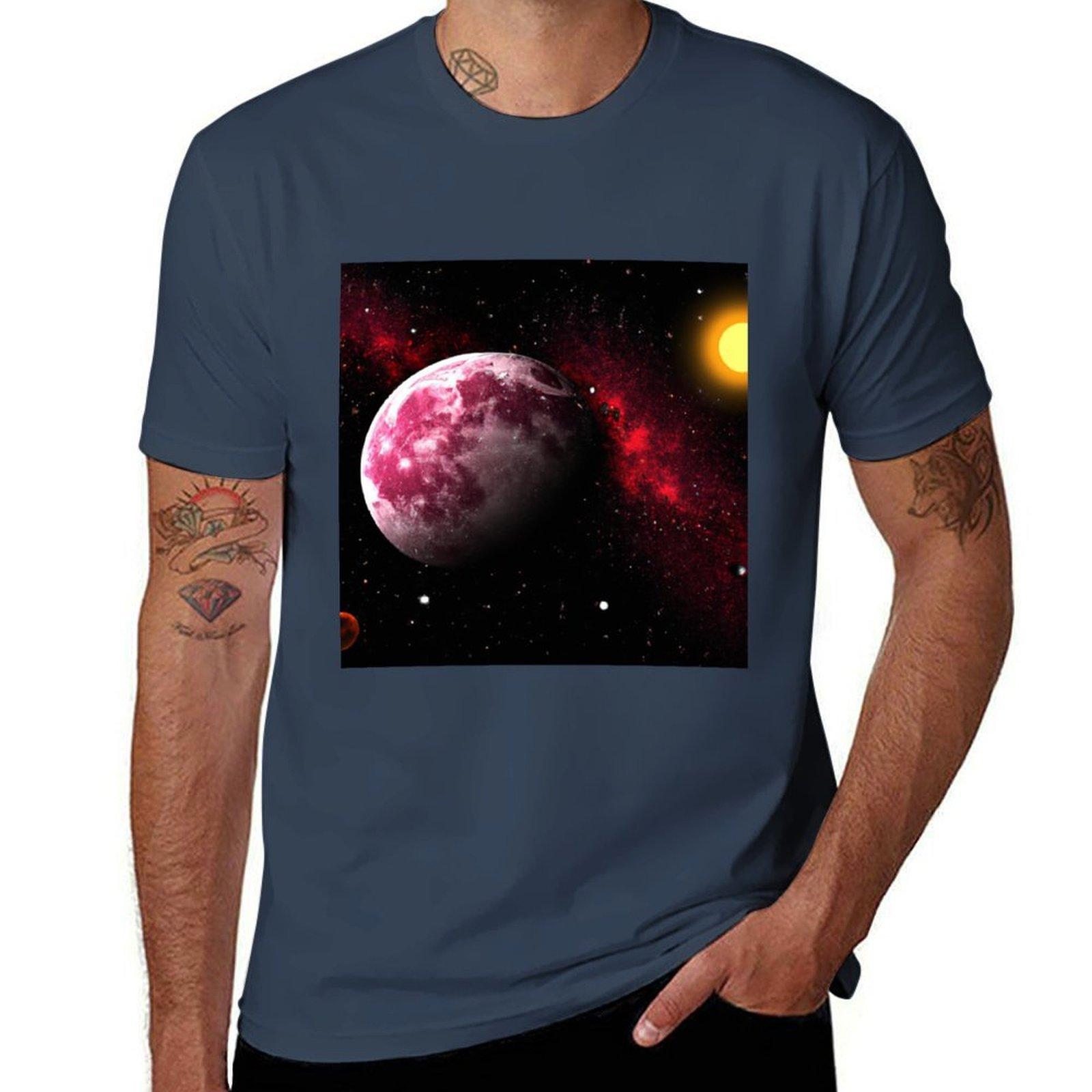 Red Planet Tshirt Active Wear Sports Tshirt For Unisex S