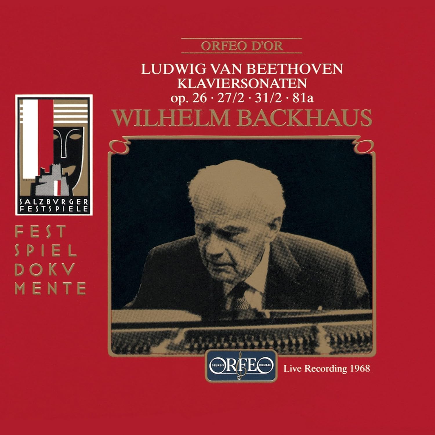 

CD WILHELM BACKHAUS - Final Salzburg Recital (1968) KICC856 Japan ObiClassical Used