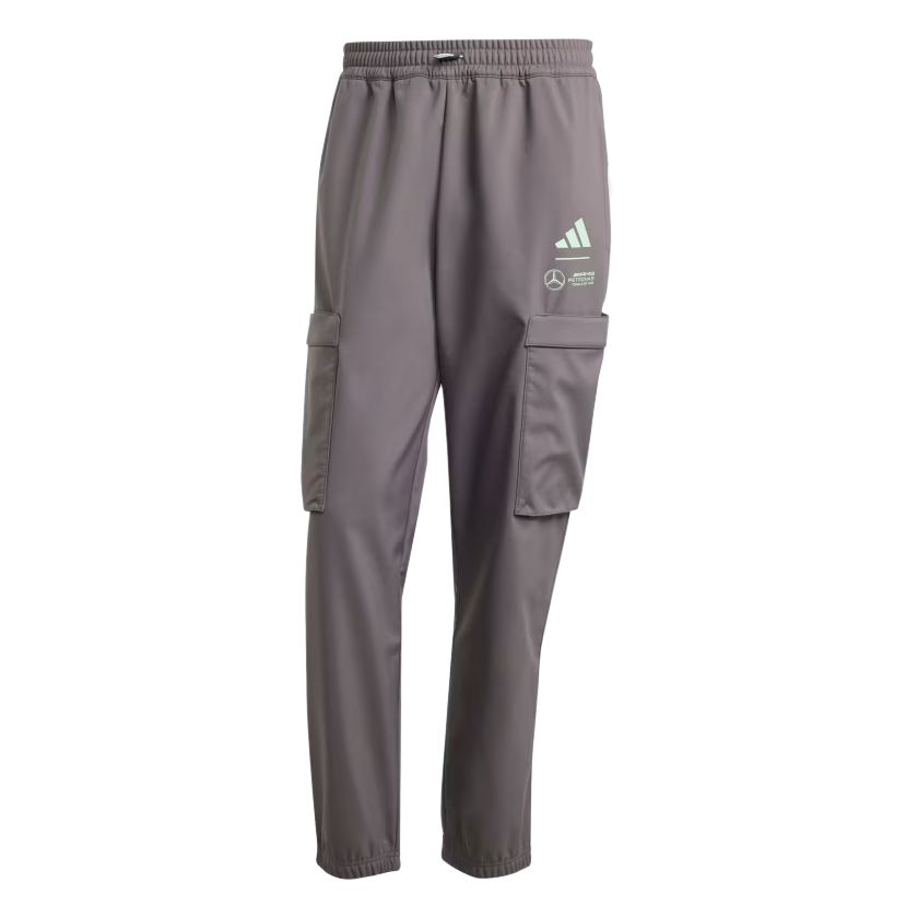 

Adidas X Mercedes-Amg Petronas F1 Collaboration Team Ss25 Premium Woven Comfortable Tapered Versatile Sports Long Pants Men bottoms JY3034 L