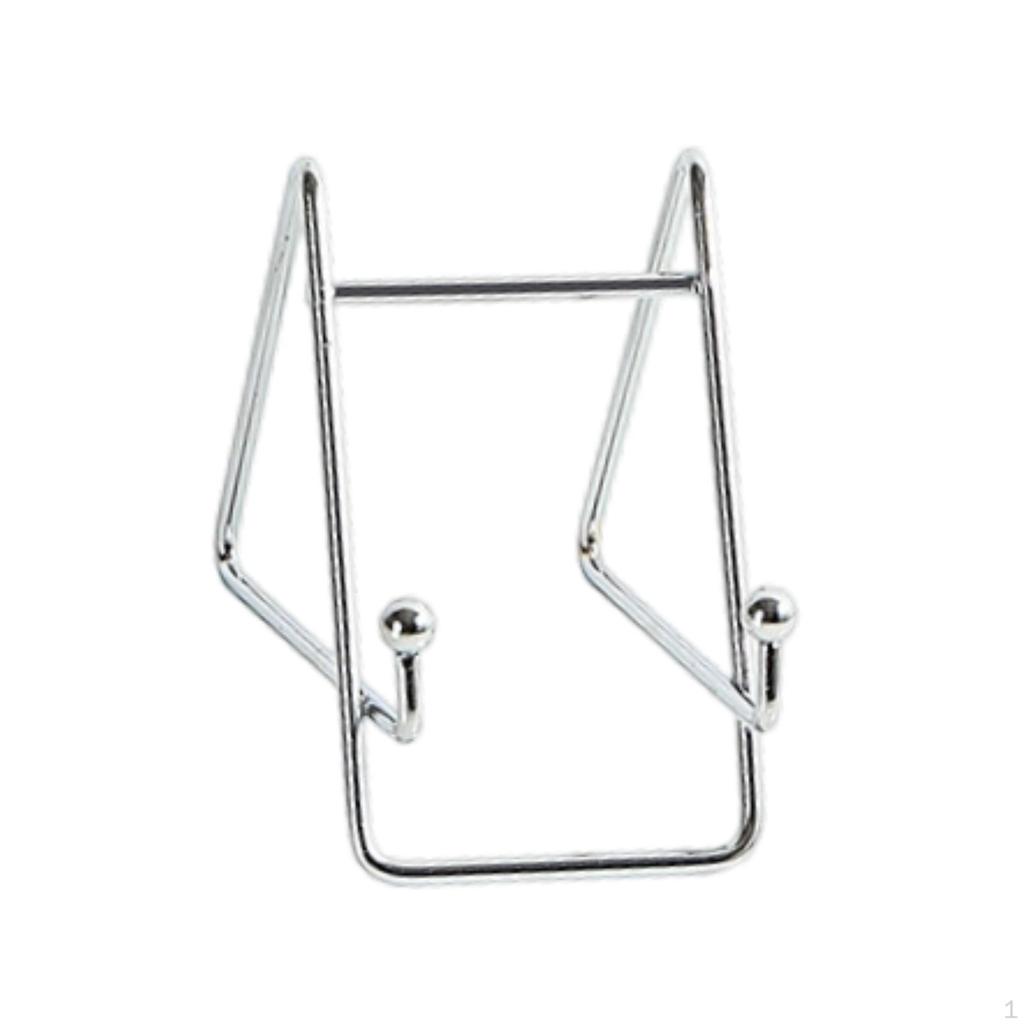 Iron Display Stand Phone Holder Metal Frame for Decorative Plates and Art Home Tabletop