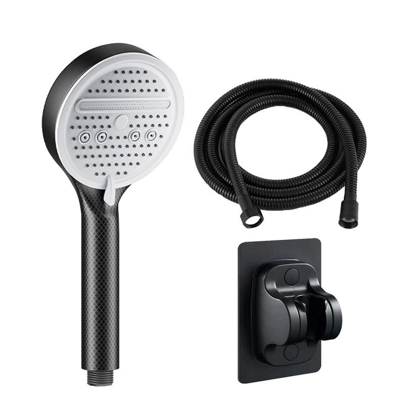 Pressurized 12cm Five-speed Large Panel Filter Shower Head Handheld Home Bathroom Shower Shower Head Set