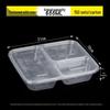 Deshangyuan Disposable Divided Takeout Meal Boxes with Lids