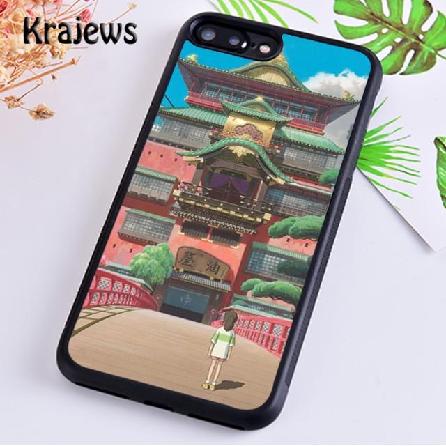 

Чохол для телефону Krajews Anime Spirited Away Studio Ghibli для iPhone 14 5s 6s 7 8 plus X XR XS 11 12 13 pro max Samsung S21 S22 ultra iPhone 14
