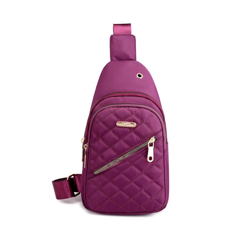 Women's 2022 Korean Style Crossbody Chest Bag - Sporty Oxford Cloth Front Bag for Street Wear