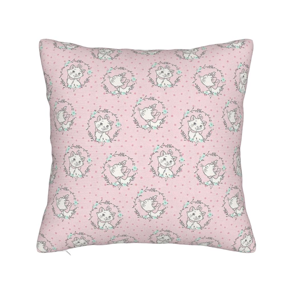 Marie Cat Aristocats Square Pillowcases Polyester Couch Cushion Case Creative Decorative Pillow Cover 45*45