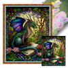 Full Embroidery Cotton Thread 14CT Printed Pterodactyl Cross Stitch 45x55cm