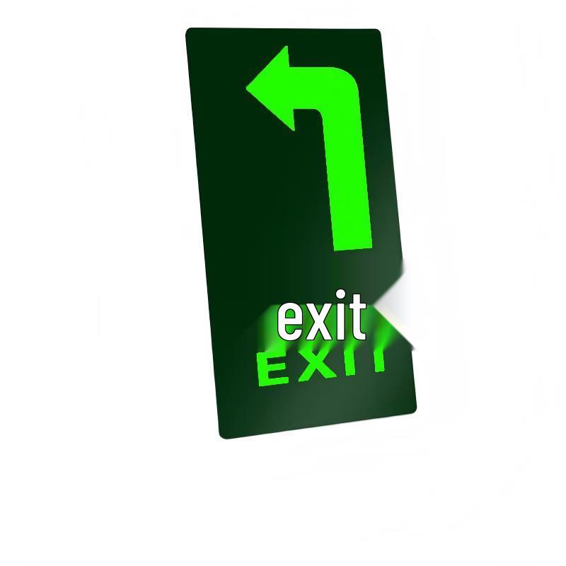 DAXTE Luminous Safety Exit Floor Sticker