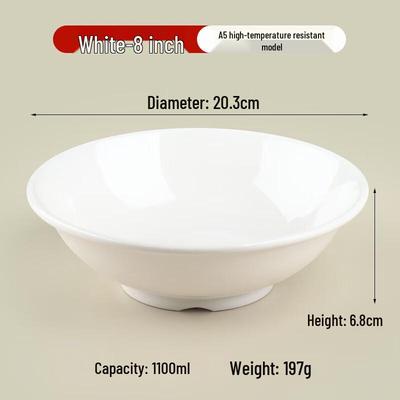 RuHan A5 8-Inch Melamine Soup & Cereal Bowl
