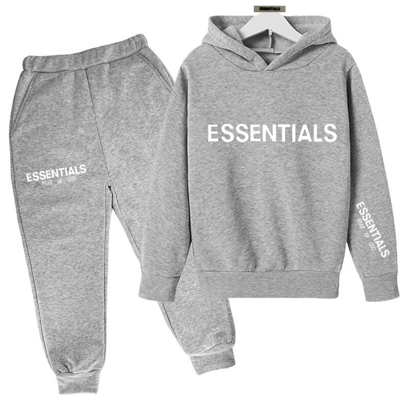 FEAR OF GOD Duplex Essentials Children's Suit Chest Hot Printing Children's Hoodie T