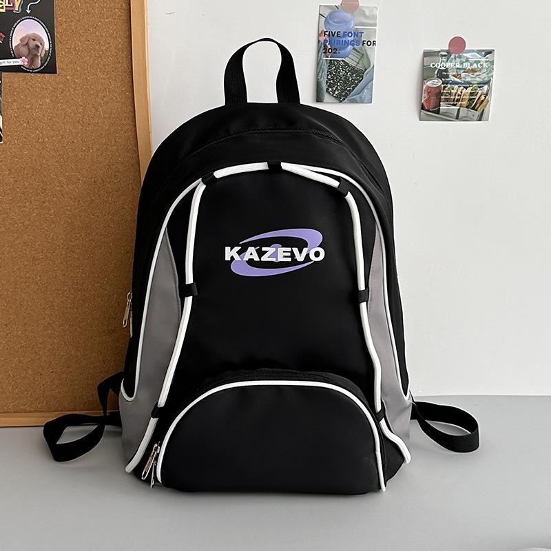 College Students Backpack Women's Wind Large Capacity High School Students Junior High School Students Sports Wind Backpack Men's Schoolbag