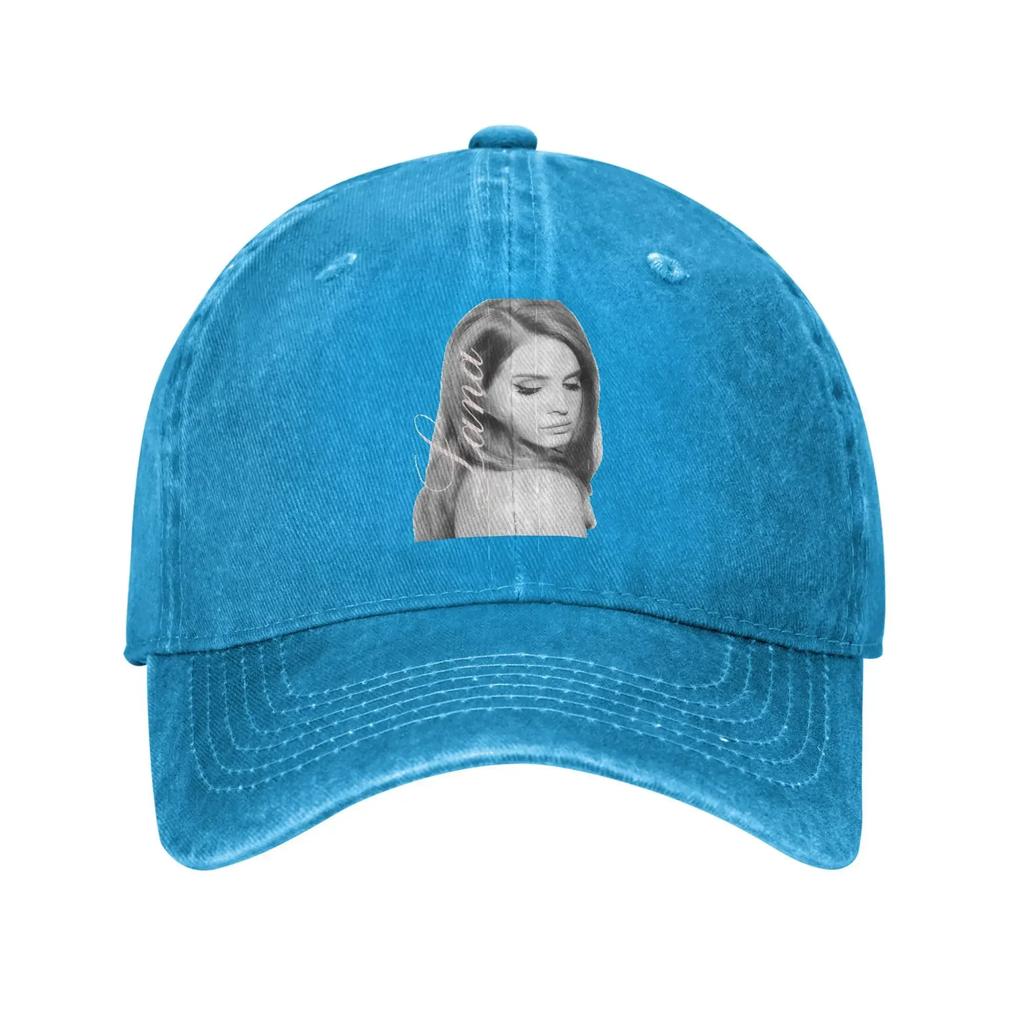 Lana Del Rey Baseball Cap Sun  Hiking Fishing Adjustable Washed Hip Hop Hats Female Male Y2k Funny Print Snapback Cap