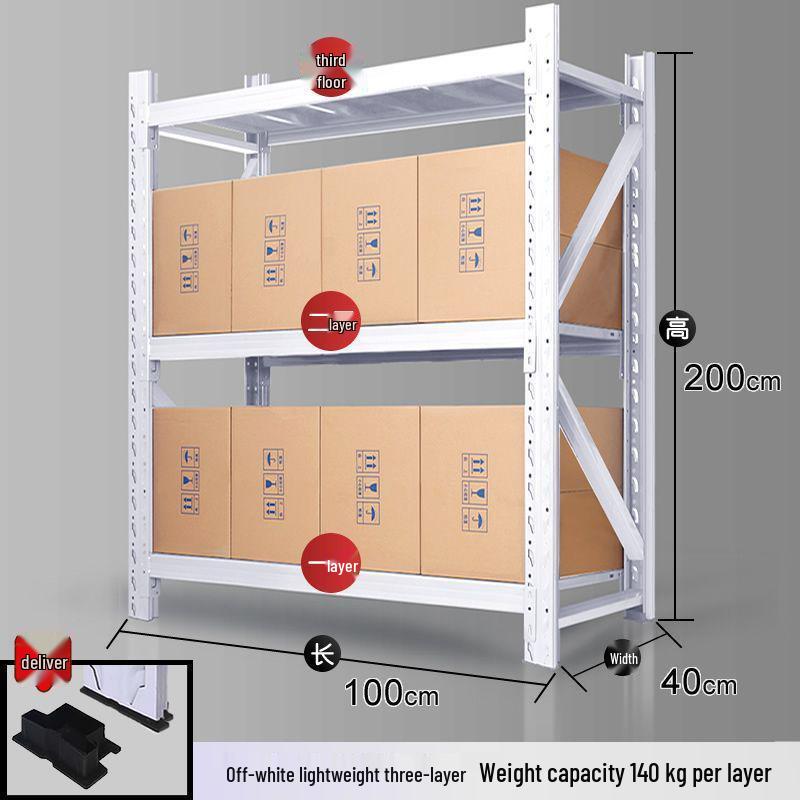 Multilayer Iron Cargo & Display Shelves for Storage