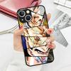D-ragonS B-allS Goku Art Case for iPhone 17 Pro Max Air 15 Plus 14 11 16 12 8 13 XR Glass Phone Cover