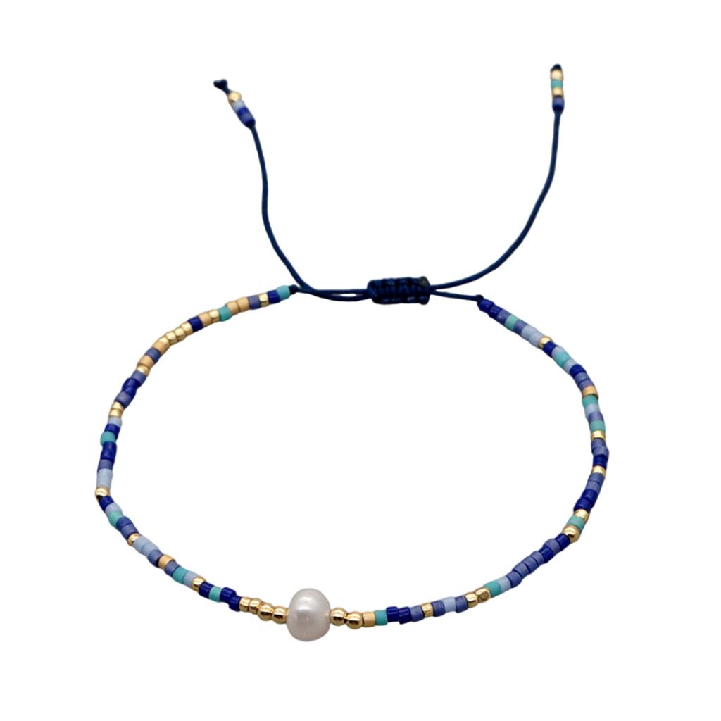 Ręcznie robiona rozciągliwa bransoletka z koralików Elegancka biżuteria na nadgarstek Tekstura koralików Odpowiednia dla kobiet Wesela Imprezy Codzienne noszenie