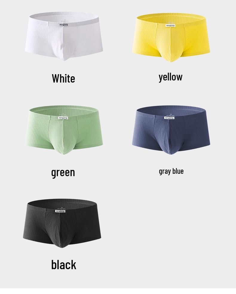 Boxeri slip pentru bărbați cu talie joasă, din bumbac pur, cu buzunar JJ