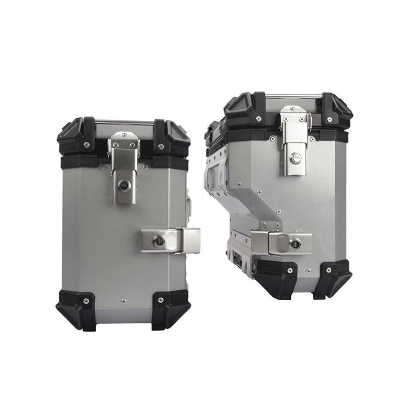 Quick-Release Waterproof Motorcycle Aluminum Tail & Side Boxes (28L-100L)