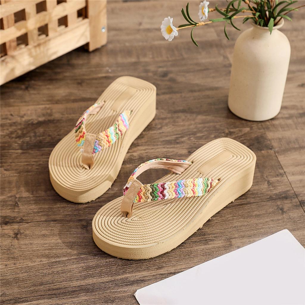 Klapki Damskie Letnie Klapki na Koturnie Klapki Plażowe Modne Wygodne Proste Klapki Klapki Rozmiar 9 Szerokie Damskie