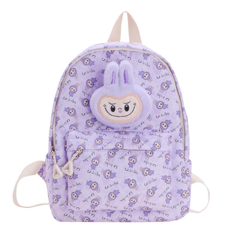 Cartoon Cute Boys And Girls Backpack Cute Doll Foreign Style Printing Primary School Bag Children Bag