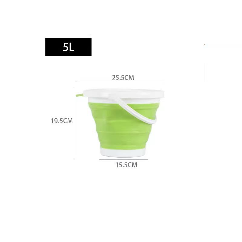 TikTok Trend: Portable Foldable Bucket for Travel & Outdoor Use