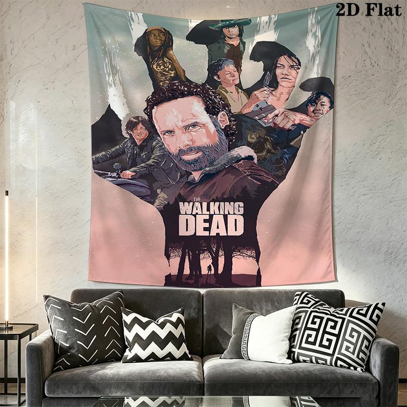 The Walking Dead Pattern Home Decor Tapestry, Wall Hanging, Decorative RV Wall Cloth.SGT0917540