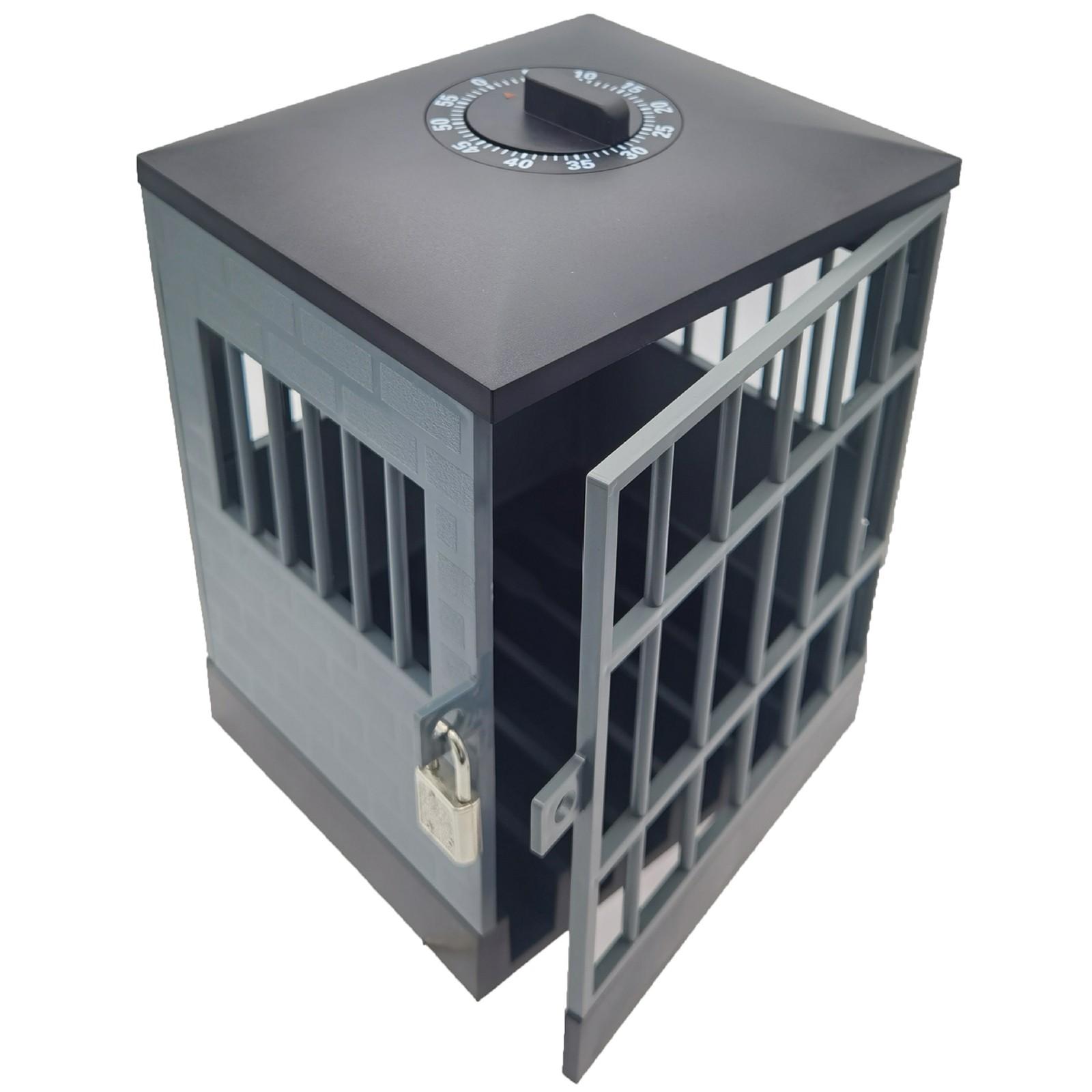 

Mobile Phone Prison Lock With Padlock And Key Can Place 6 Pieces Of Mobile Phone