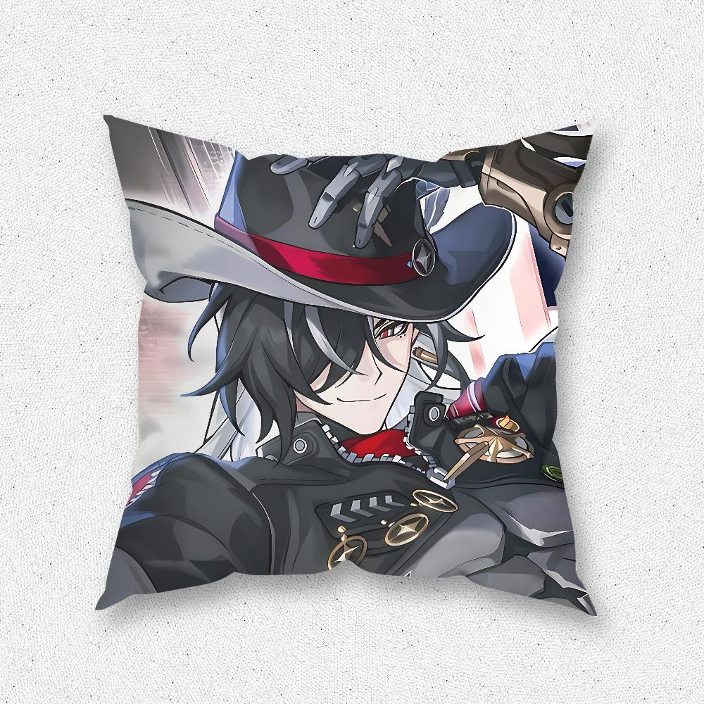 Boothill Honkai Star Rail Pillow Case For Home Bedroom Room Decoration Living Room Sofa Cushion Cover Suitable