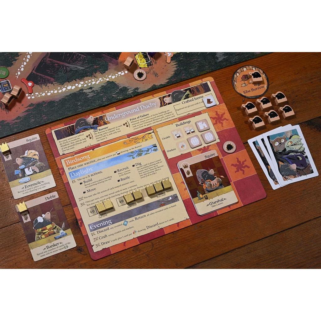 Board Games Cards Riverfolk Underworld Woodland Night Expansion Deck Intellectual Party Game