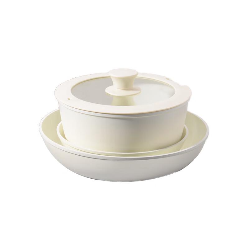 ZIPOYA Ceramic Non-stick Cookware Set with Detachable Handle