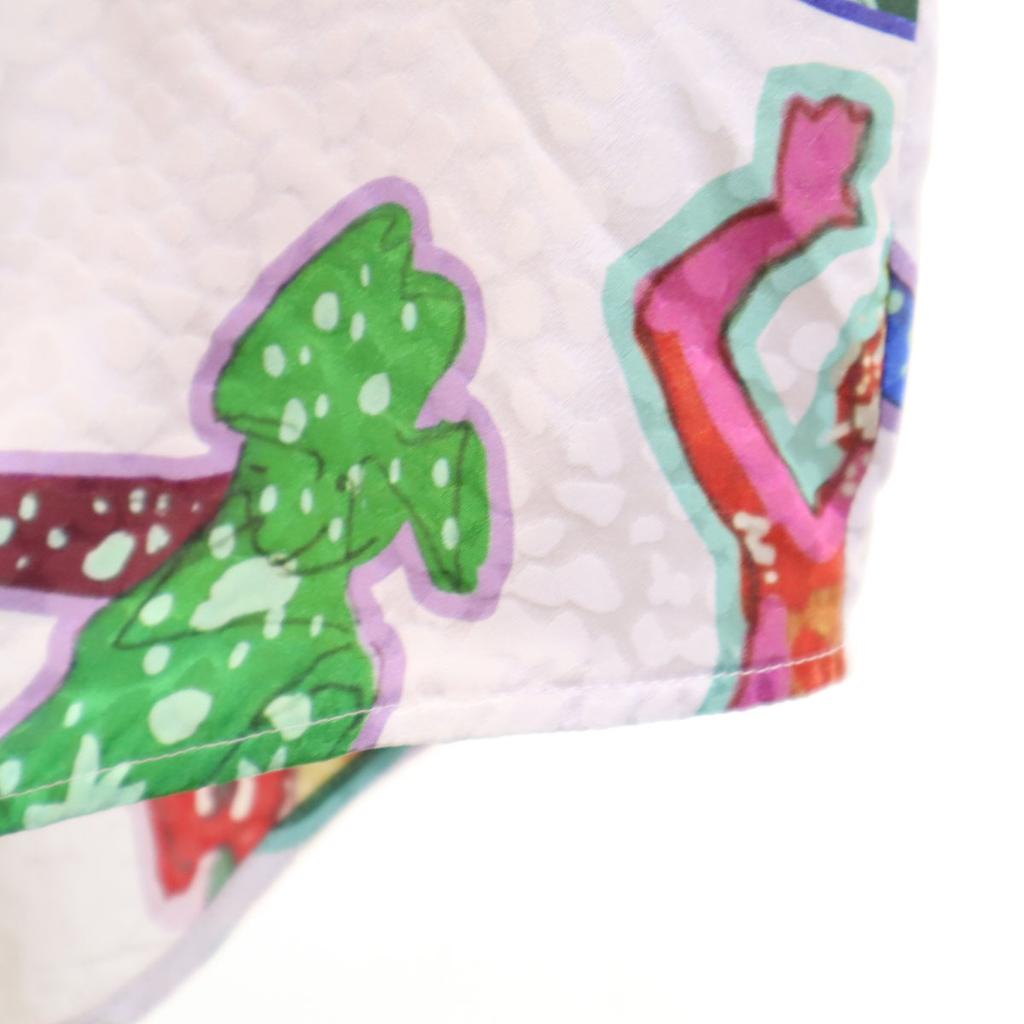 Stella Mccartney THE BEATLES Beatles Collaboration Silk Yellow Submarine Movie Long Sleeve Shirt Women Used