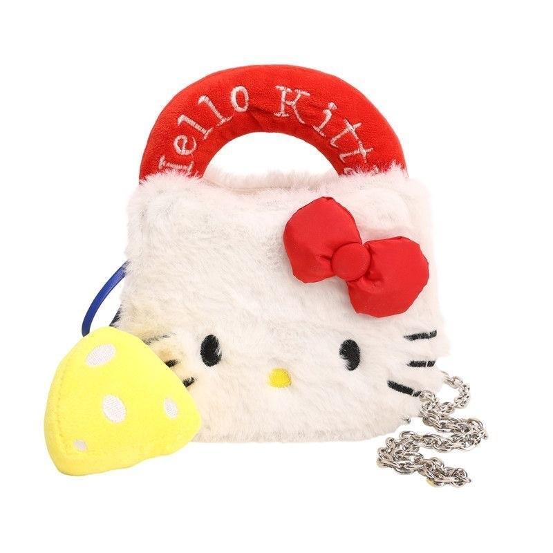 Zaino Peluche Hello Kitty Per Bambine e Ragazze Con Ampio Spazio e Spallacci Comodi