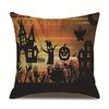 Halloween Linen Pillow Cover Printed Pillow Supply Cushion Cover