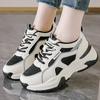 Sneakers Women's Spring 2026 New Thick-soled Versatile Shoes Non-slip Soft-soled Casual Running Shoes Single Shoes