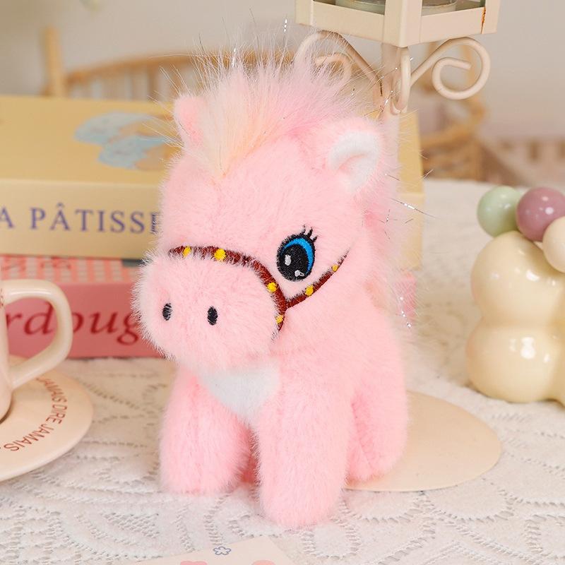 

Pilot Panda Plush Keychain Student School Bag Backpack Pendant Doll Machine Pendant Delicate Bag Jewelry 10cm pendant