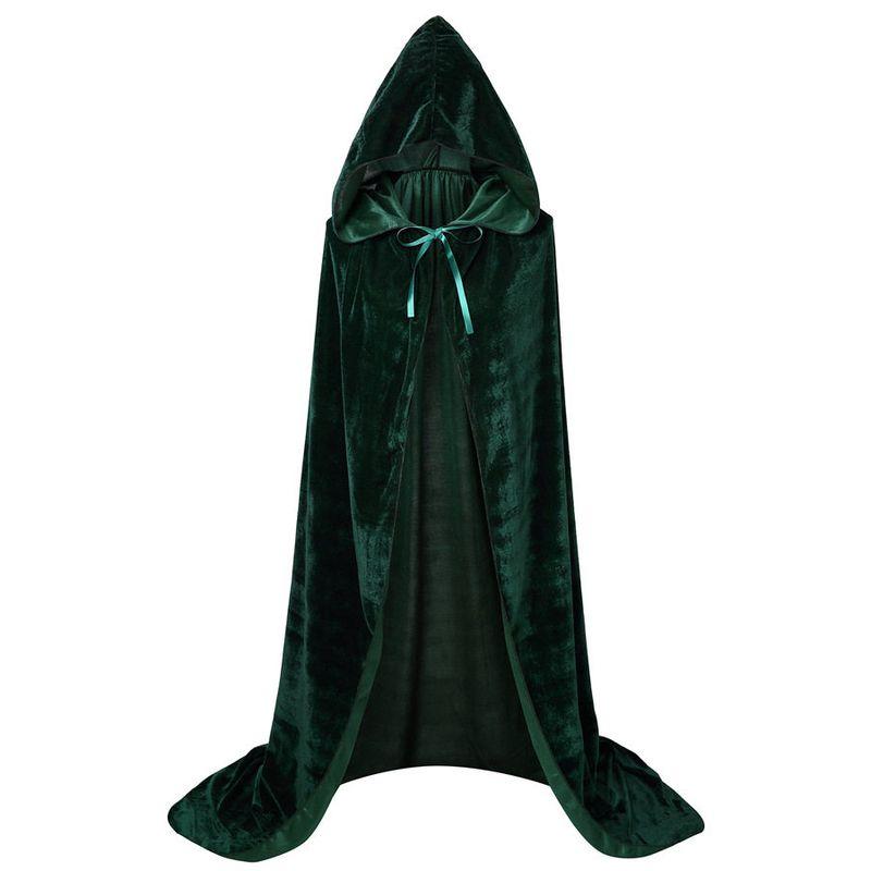 

Fashion Cos Medieval Dress Halloween Character Cosplay Clothes Cosplay Costume Medieval Dress Dark Green Cape S