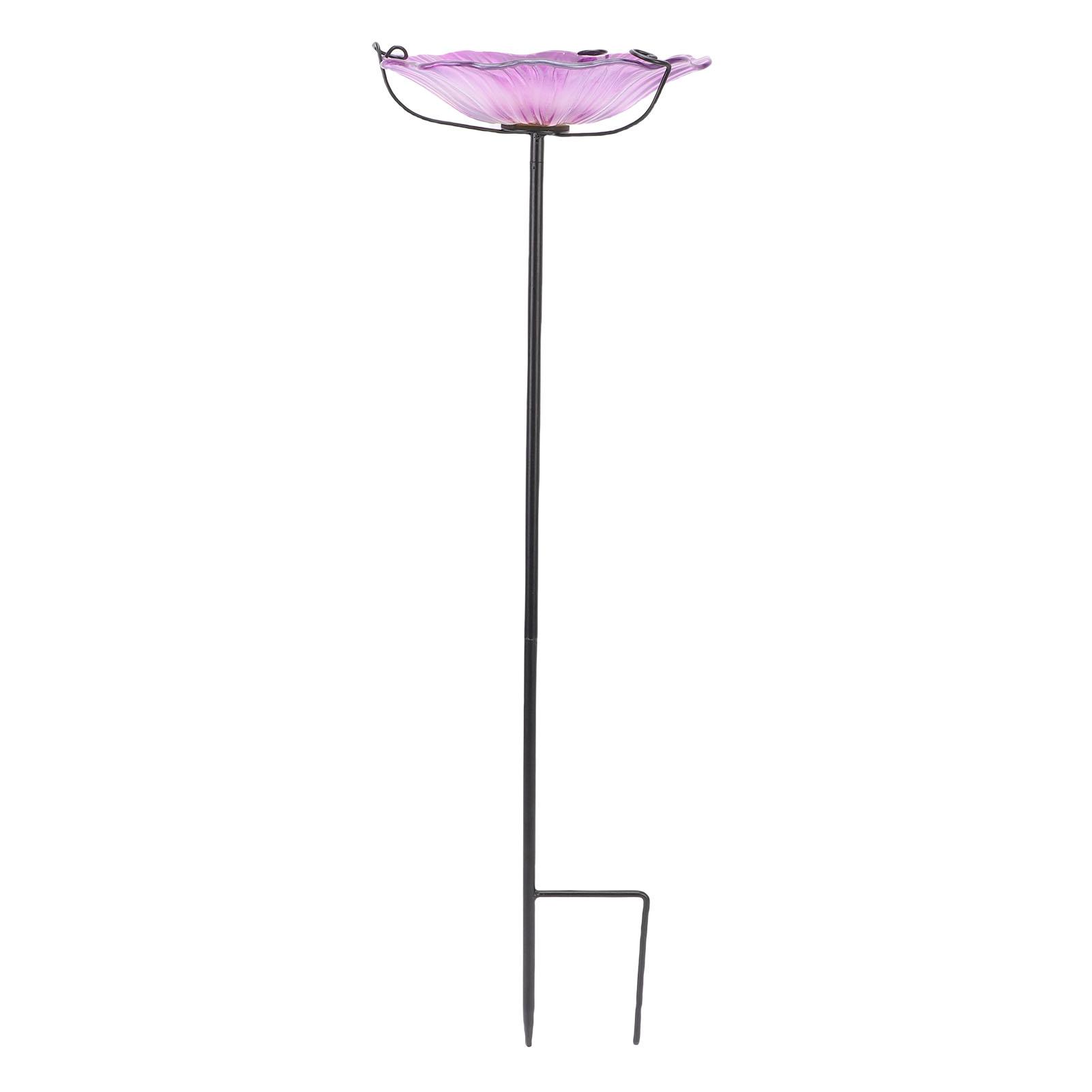 

Солнечный фонтан Птичья поилка Сверхпрочная чугунная птичья поилка со стойкой для сада, патио, балкона