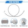 A ABSOPRO AN3 Braided Steel Turbo Refueling Line 90 Degree-Straight