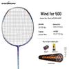Wind Blade 500 Carbon Fiber Badminton Racket, Speed Offensive 5U, Unisex Professional.