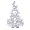 Diy Performance Clothing Decorative Iron-on Patch Sticker Embroidery Gold Silver Thread Yarn Costume Dress Geometric Applique